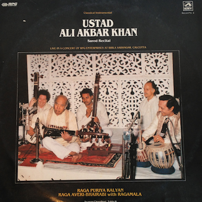 Ustad Ali Akbar Khan - Sarod Recital No.2 - Raga Puriya Kalyan (LP)