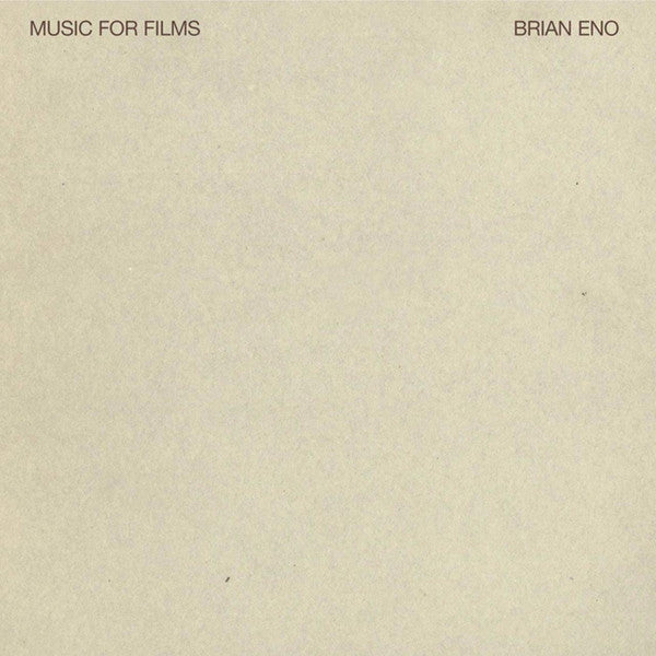 Brian Eno - Music For Films (LP+DL)