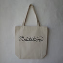 Meditations Classic Logo 14 oz Tote Bag