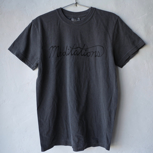 Meditations Classic Logo Garment Dyed 6.1oz T-Shirt