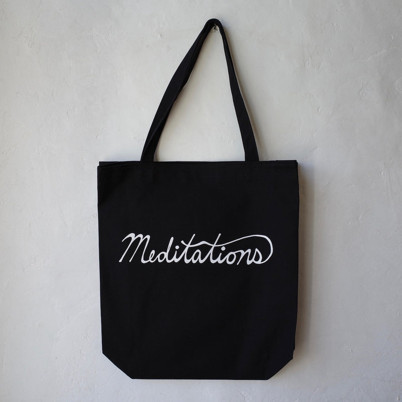 Meditations Classic Logo 14 oz Tote Bag
