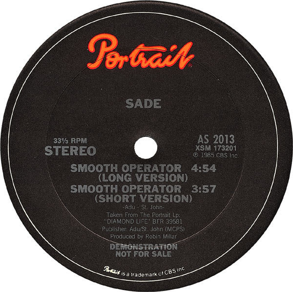 Sade - Smooth Operator (12")