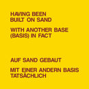 Lawrence Weiner & Richard Landry - Having Been Built On Sand (LP+DL)