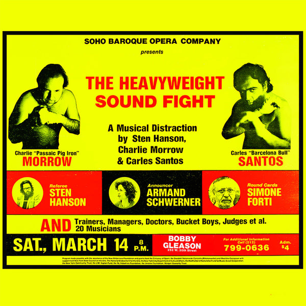 Charlie Morrow, Sten Hanson, Carles Santos - The Heavyweight Sound Fight (2LP)
