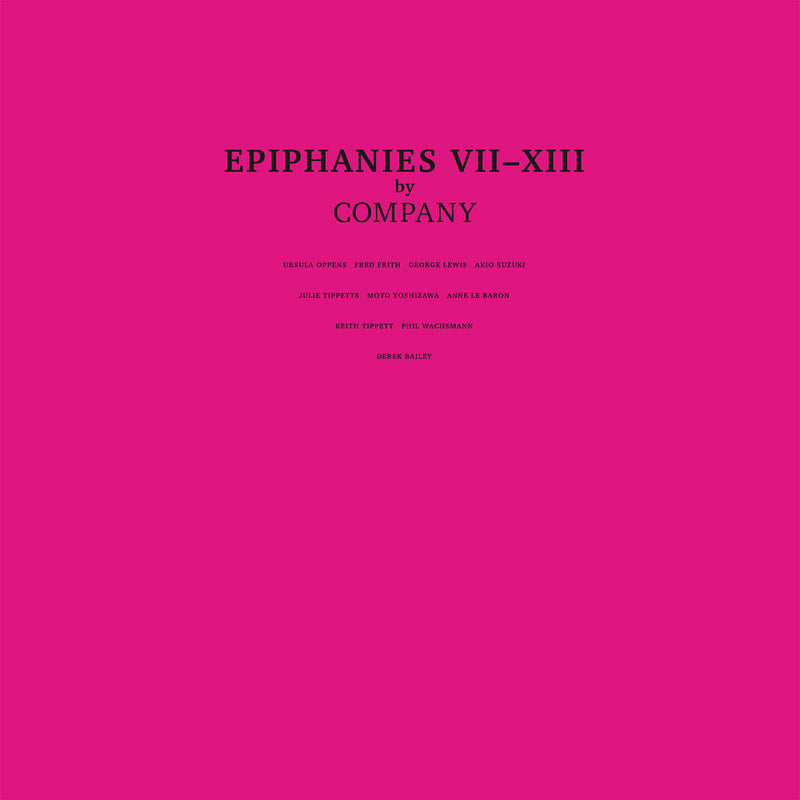 Company - Epiphanies VII-XIII (3LP)