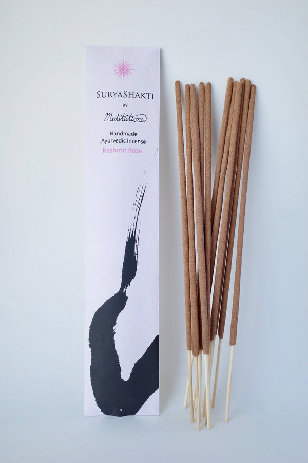 SuryaShakti : Handmade Ayurvedic Incense (Kashmir Rose)