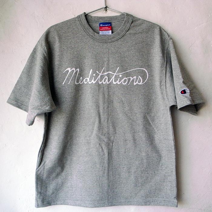 Meditations Classic Logo Champion Heritage 7oz T-Shirt